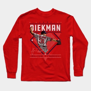 Jake Diekman Boston Diamond Name Long Sleeve T-Shirt